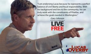 Gary Johnson Endorses Lucas Overby